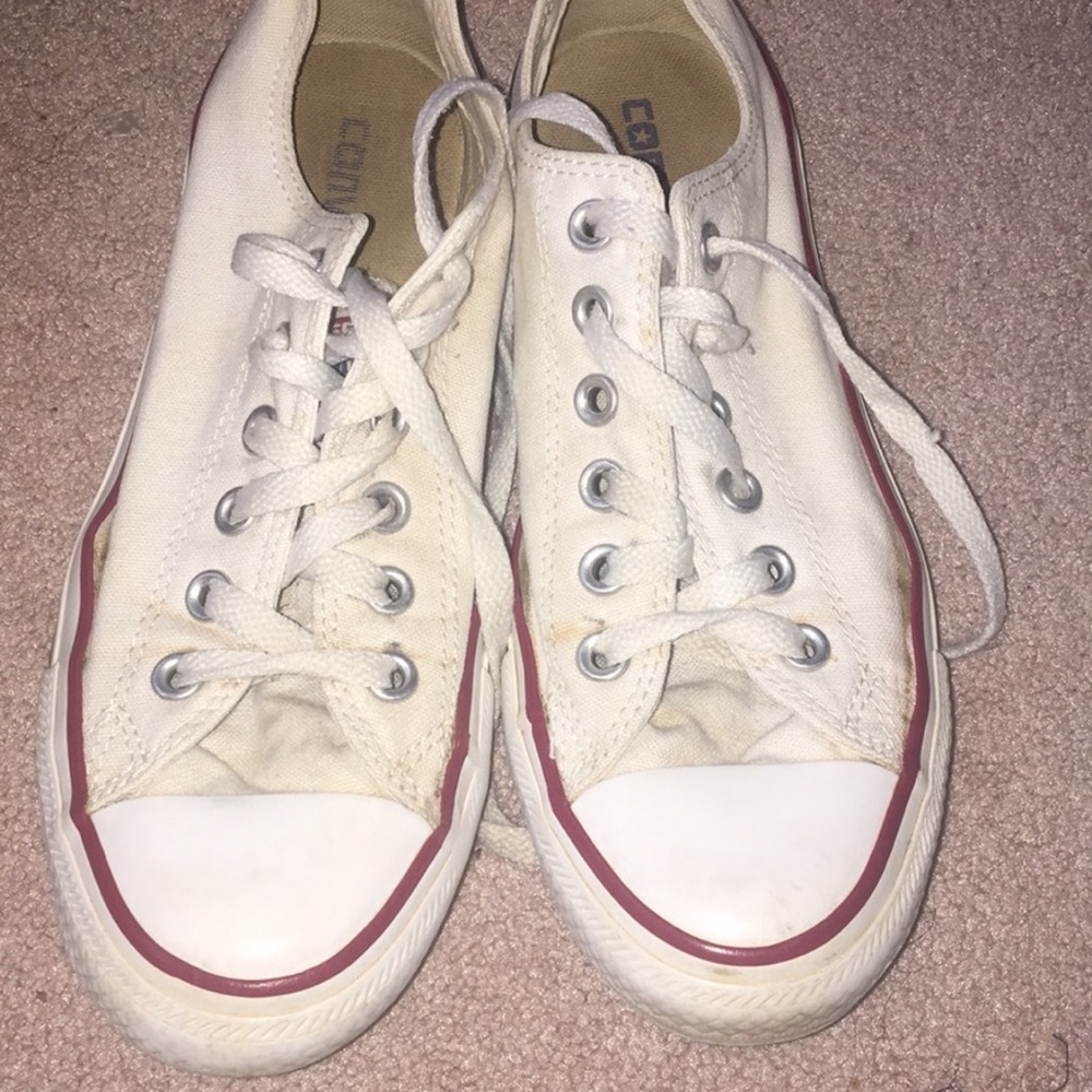 Women’s white converse